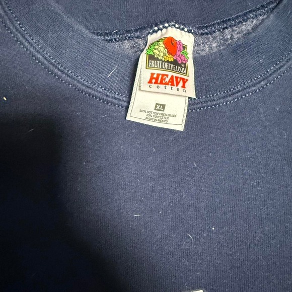 Vintage 90s‎ USA navy crewneck sweater baggy XL - Picture 3 of 5